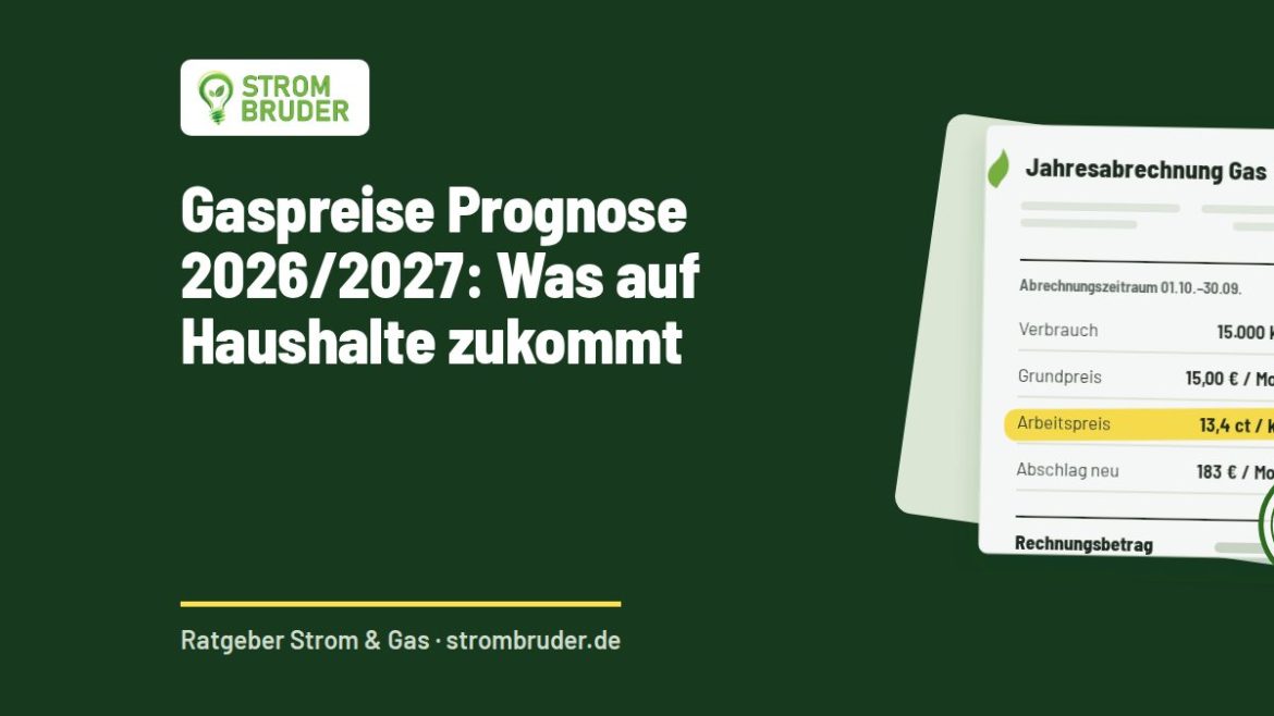 Gaspreise Prognose 2026/2027: Was auf Haushalte zukommt